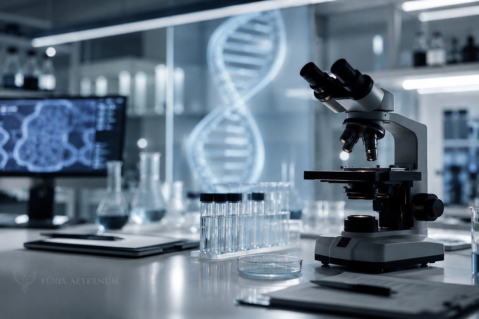 Editorial illustration for The New Frontier of Biotechnology